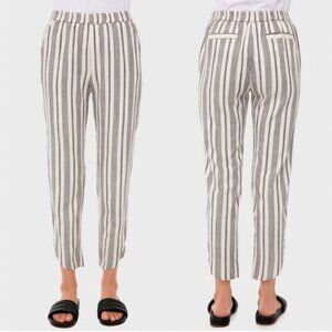 Marine layer Elle Relaxed Crop Pants Women's Size Medium/M Striped